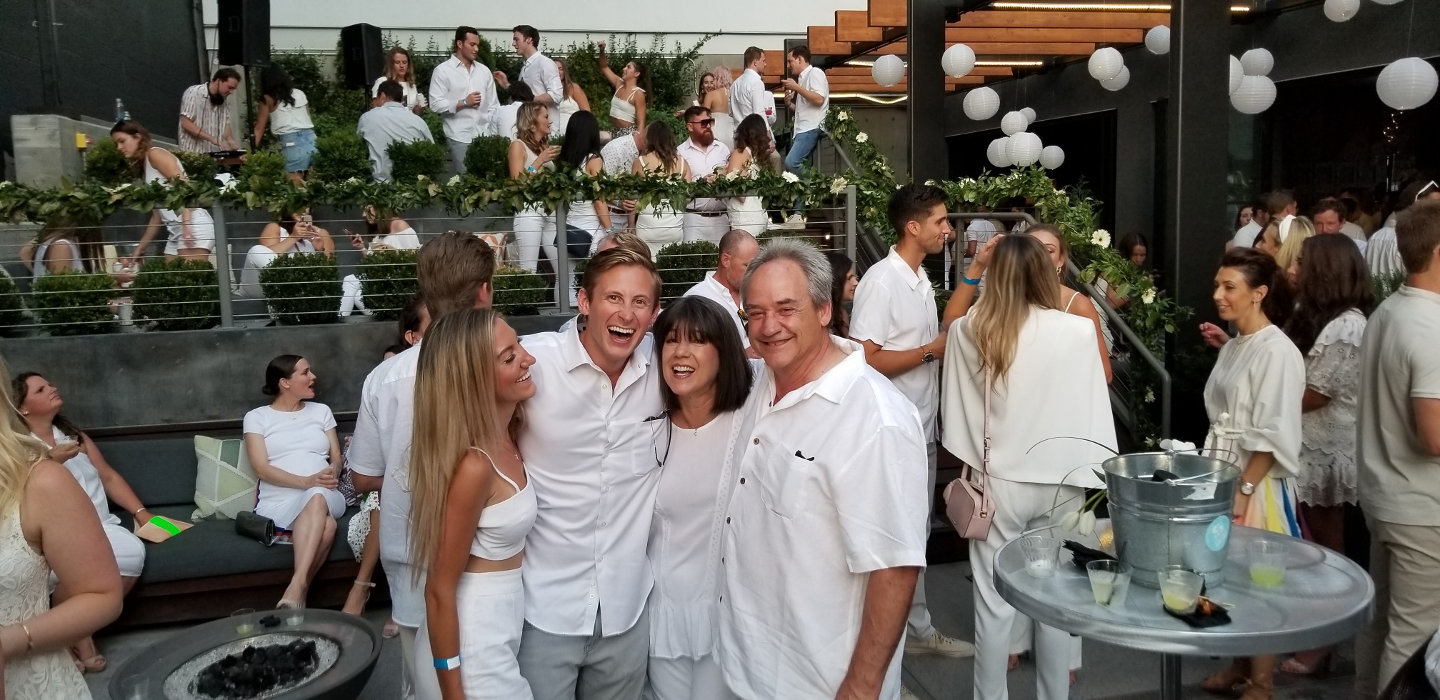 Blue Sky Fund White Party at the Moxy Hotel